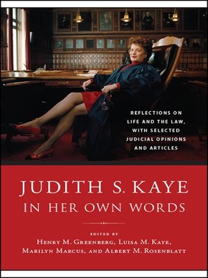 cover image of Judith S. Kaye in Her Own Words